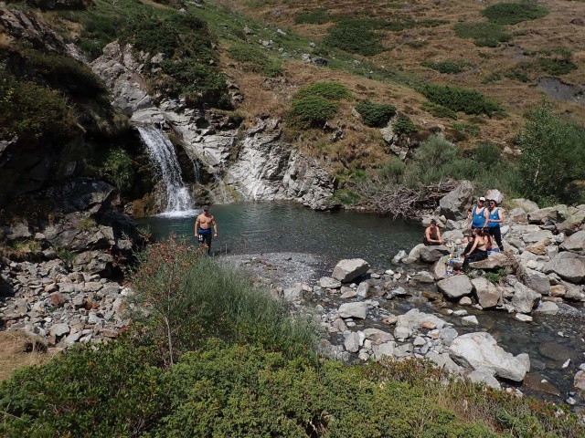 Notre spot de pique nique entre les deux canyons