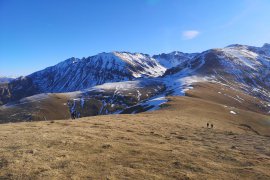Paysages de montagne et vue sur le Soum de Marianette et massif de l'Arbizon